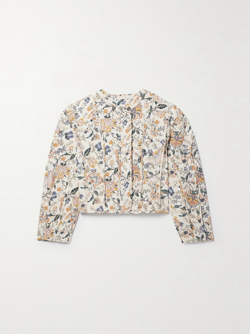 ULLA JOHNSON Anika quilted floral-print silk jacket